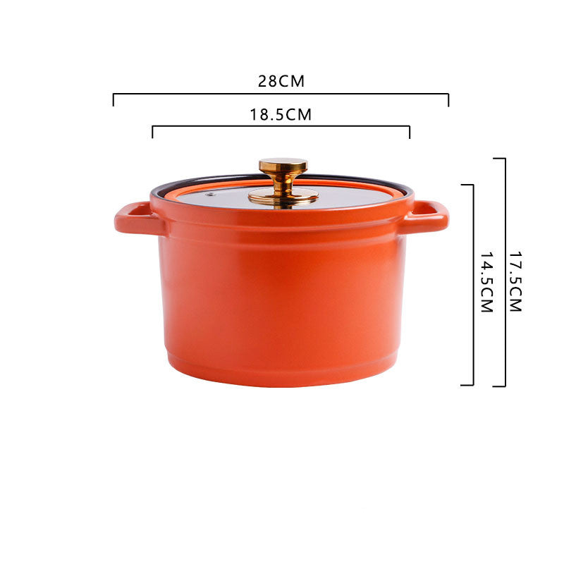 Nordic Ceramic Large-capacity Stock Pot: The Ultimate Kitchen Companion