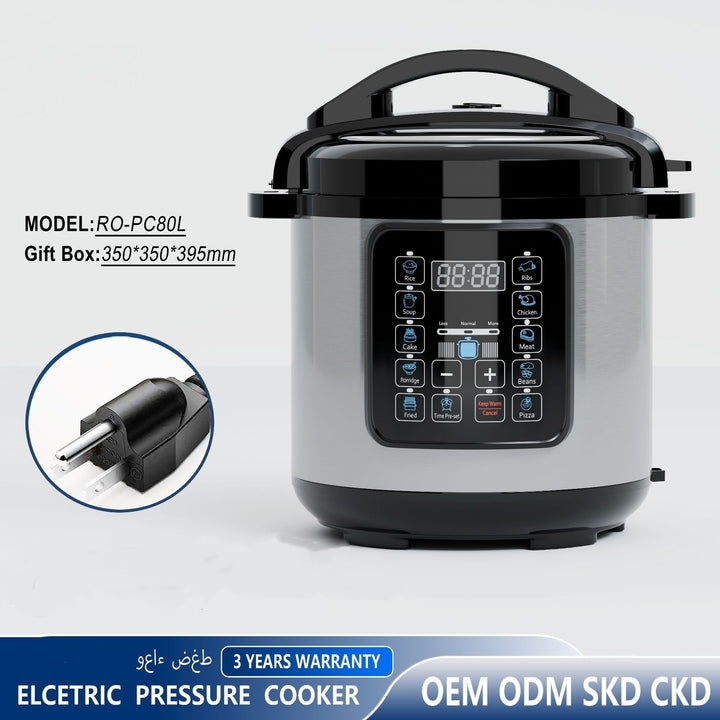 Discover the Smart 8L Large Capacity Electric Pressure Cooker