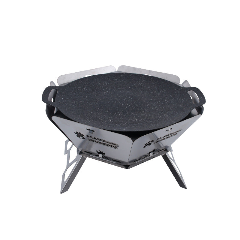 Outdoor Camping Charcoal Barbecue Grill