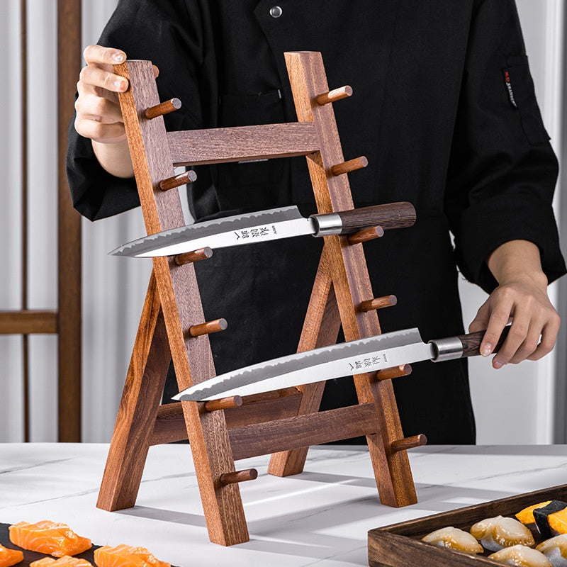 Kitchen Solid Wood Knife Holder