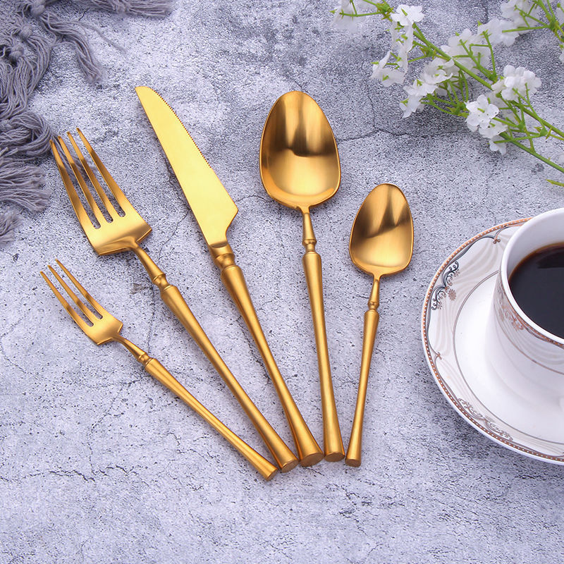 304 Stainless Steel 5-piece Western Cutlery Set