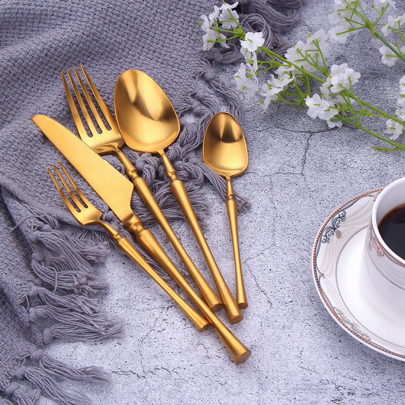 304 Stainless Steel 5-piece Western Cutlery Set