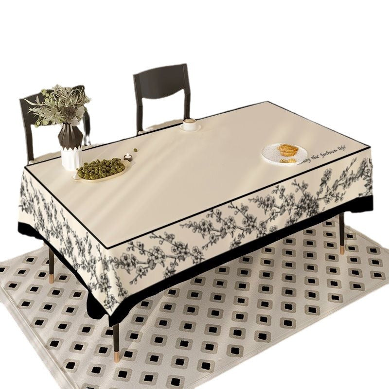 Tablecloth Coffee Table Dining Table Dust-proof Simple Style Atmosphere Tablecloth