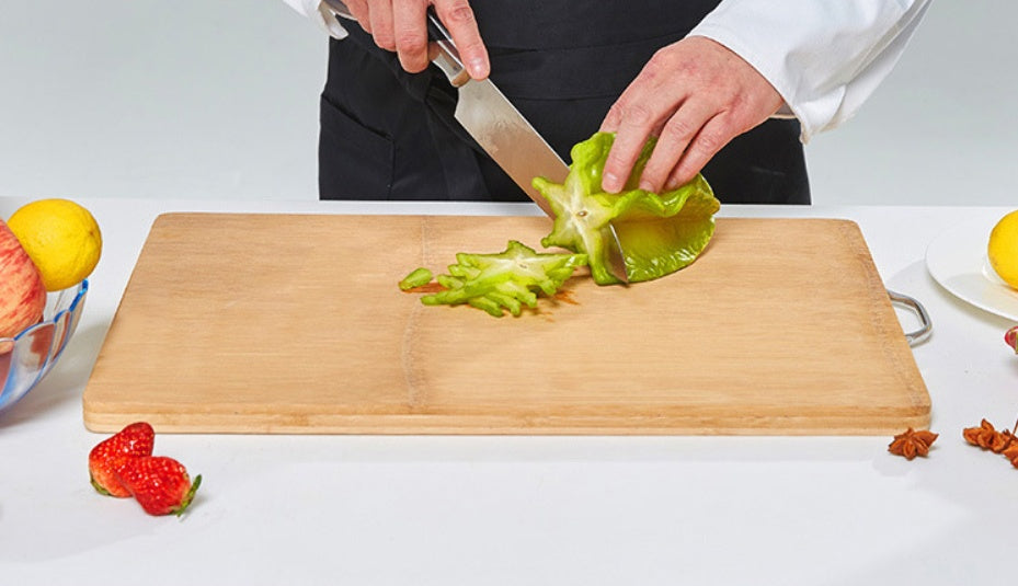 Whole bamboo carbonization process cutting board