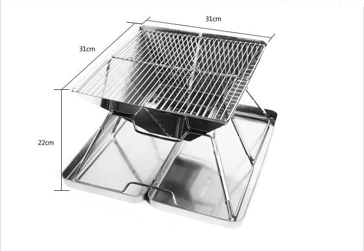 Outdoor Barbecue Foldable Medium Grill
