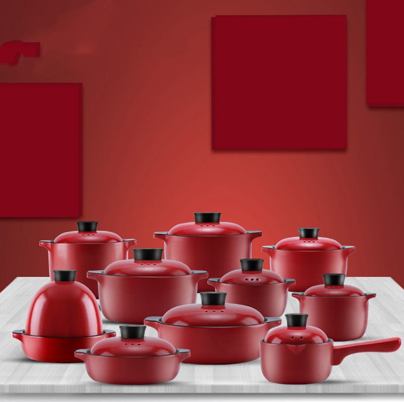 China Red Ceramic Pot