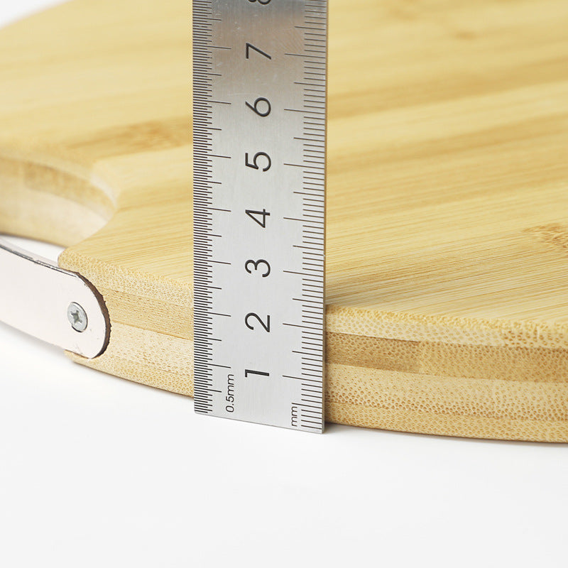 Round Thick Solid Wood Bamboo Cutting Board
