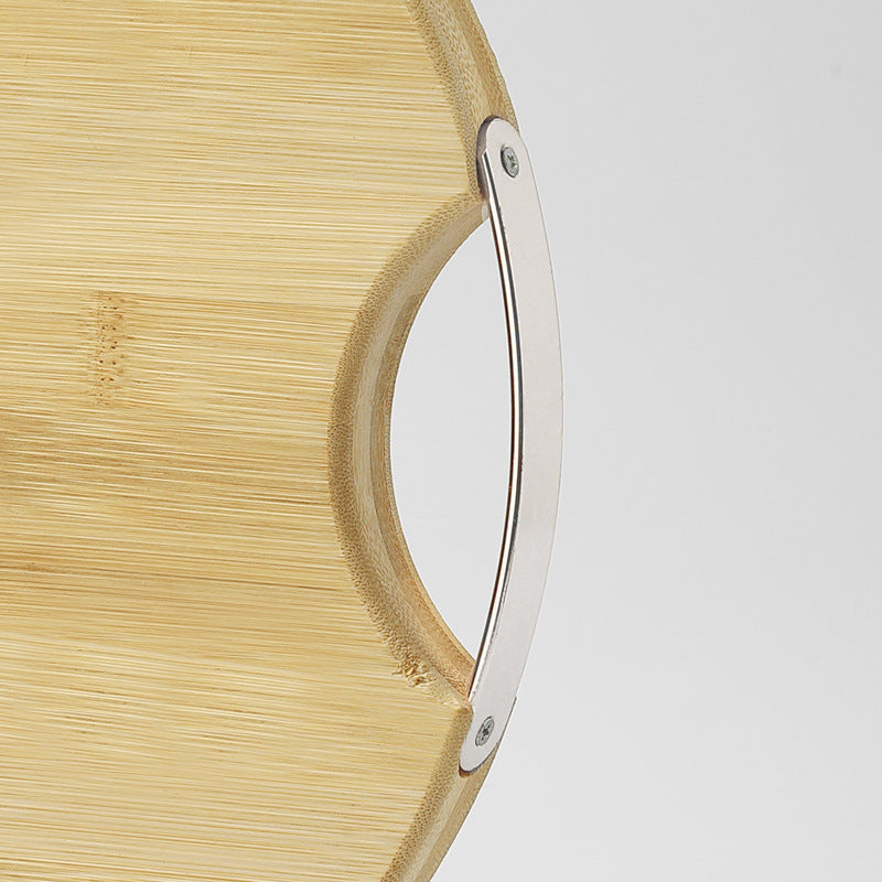 Round Thick Solid Wood Bamboo Cutting Board