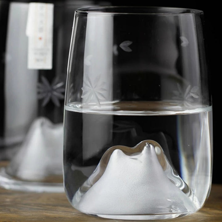 Cherry Blossoms Japanese Crystal Glass