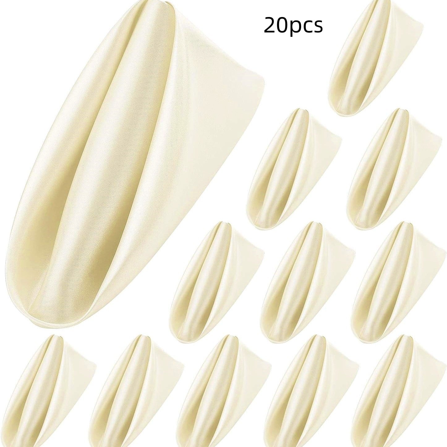 Satin Napkins And Tablecloths Fabric Silk Napkins