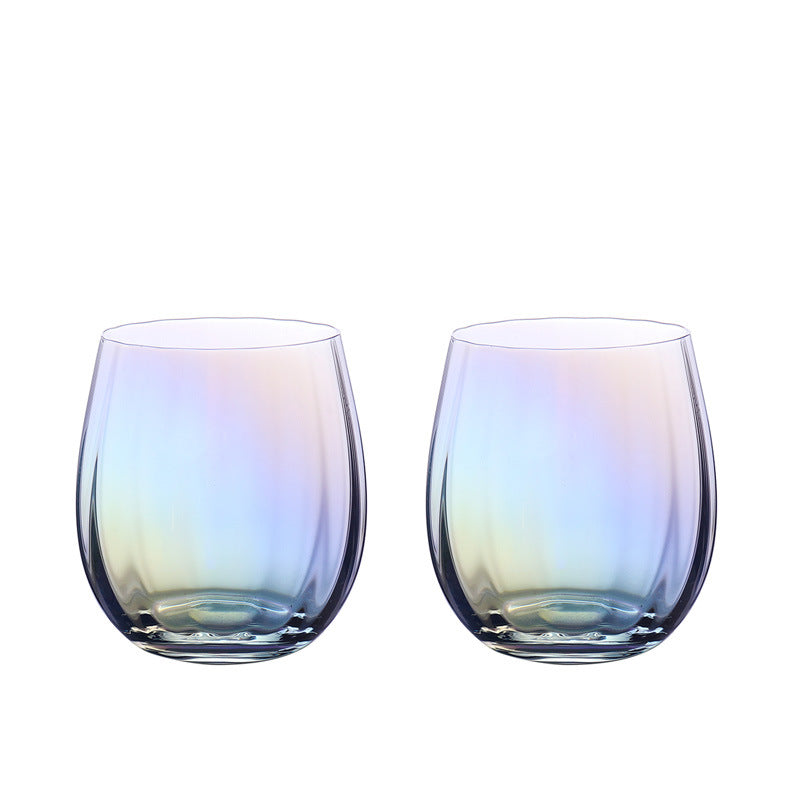 Colorful Champagne Wine Glass