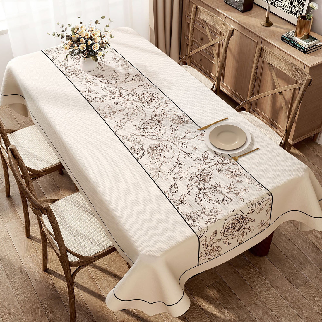 Tablecloth Coffee Table Dining Table Dust-proof Simple Style Atmosphere Tablecloth