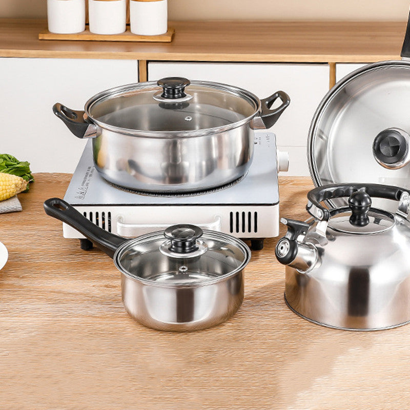 Stainless Steel Milk Pot With Kettle