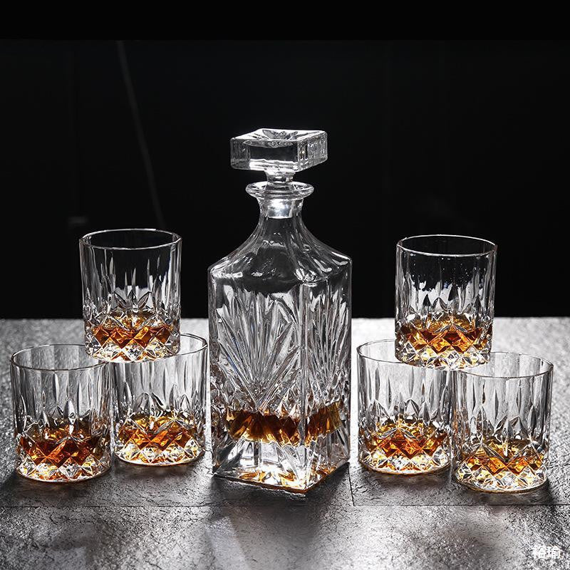 Crystal Whiskey Glass Set