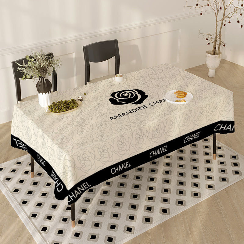 Tablecloth Coffee Table Dining Table Dust-proof Simple Style Atmosphere Tablecloth