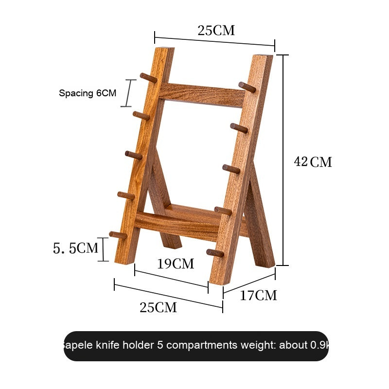 Kitchen Solid Wood Knife Holder