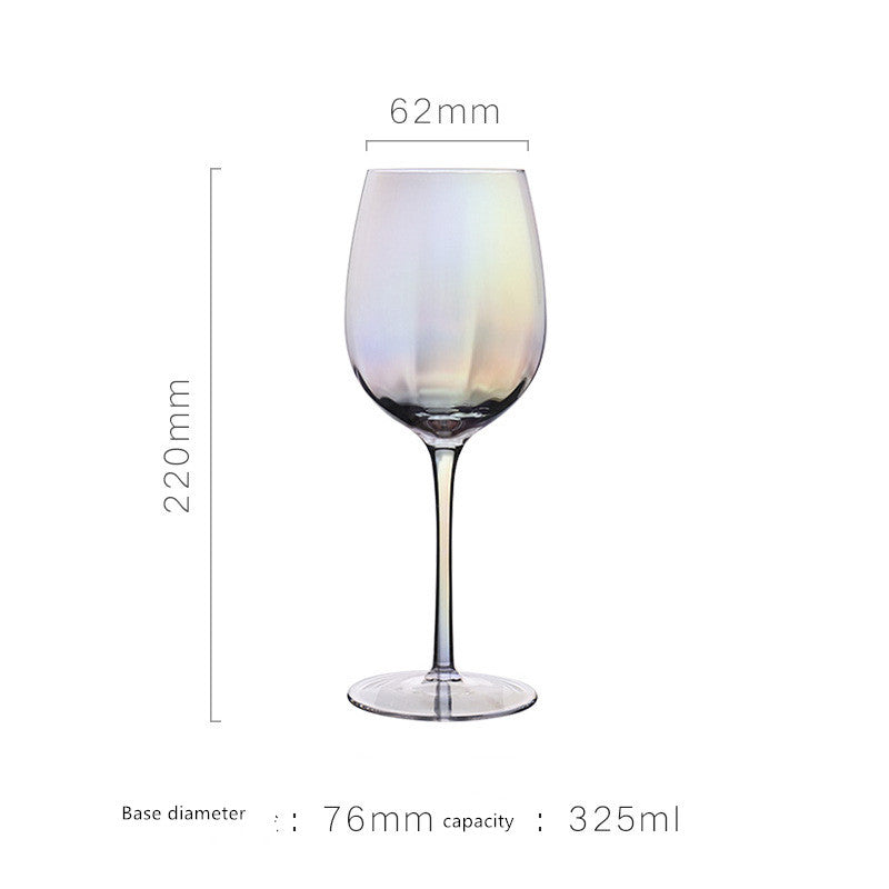 Colorful Champagne Wine Glass