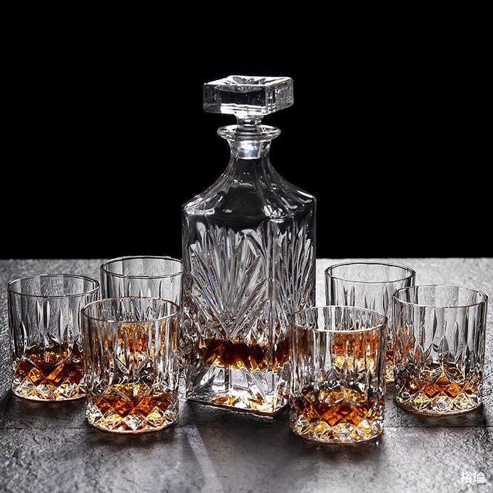Crystal Whiskey Glass Set