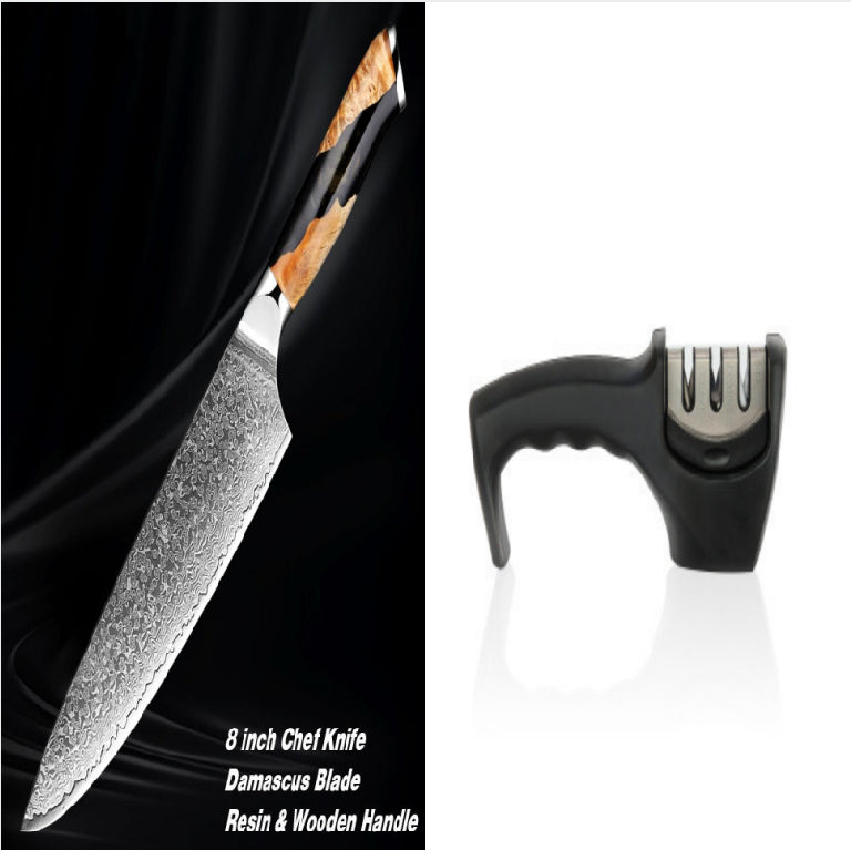 Damascus Steel Kitchen Professional Knives