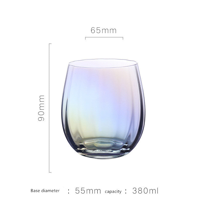 Colorful Champagne Wine Glass