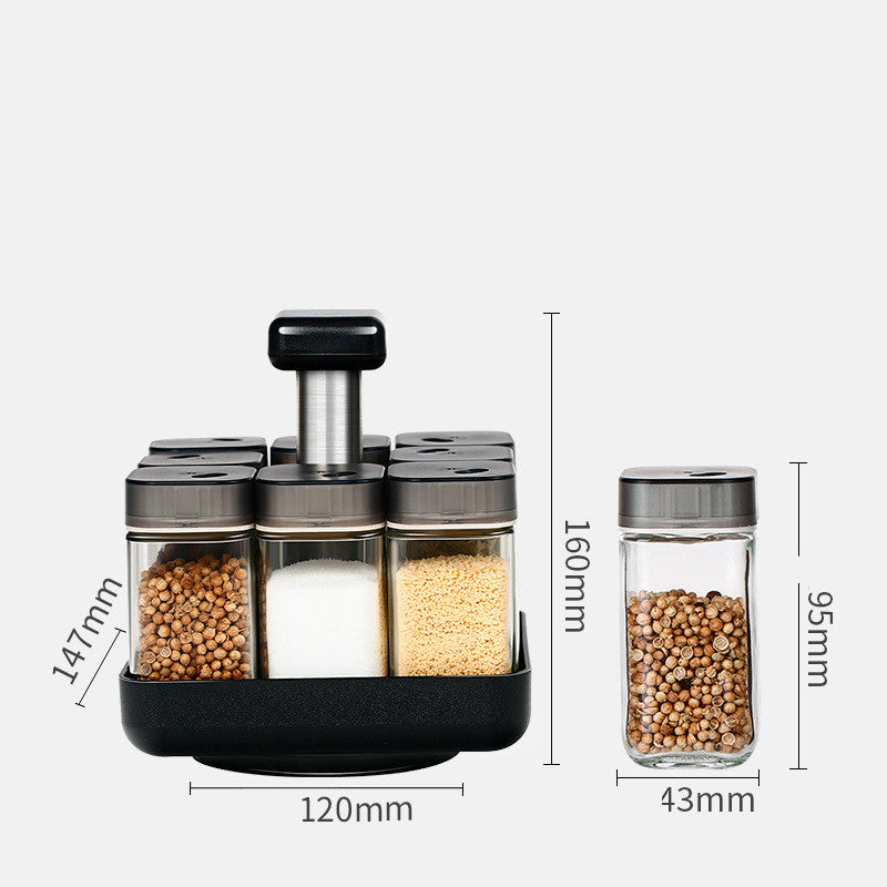 Spice Jar Glass Organizer