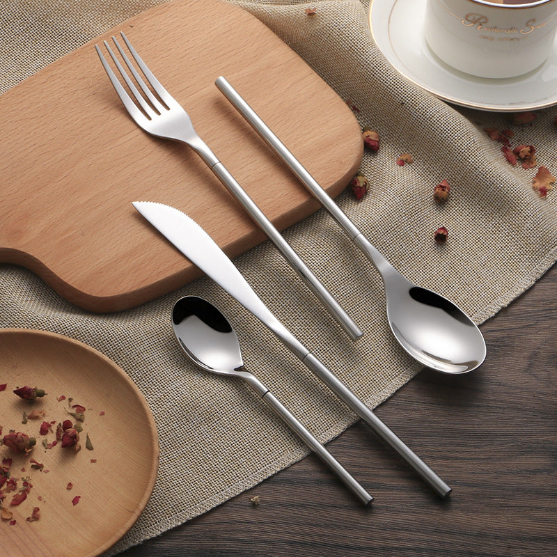 Three-piece Stainless Steel Western Cutlery Set