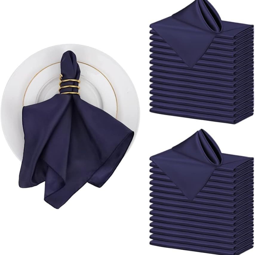 Satin Napkins And Tablecloths Fabric Silk Napkins