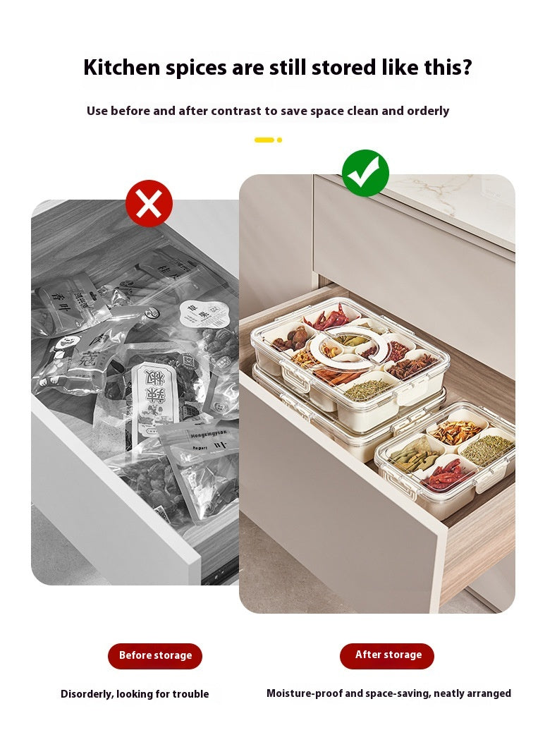 Household Kitchen Seasoning Spice Storage Box