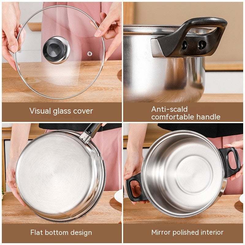 Stainless Steel Milk Pot With Kettle