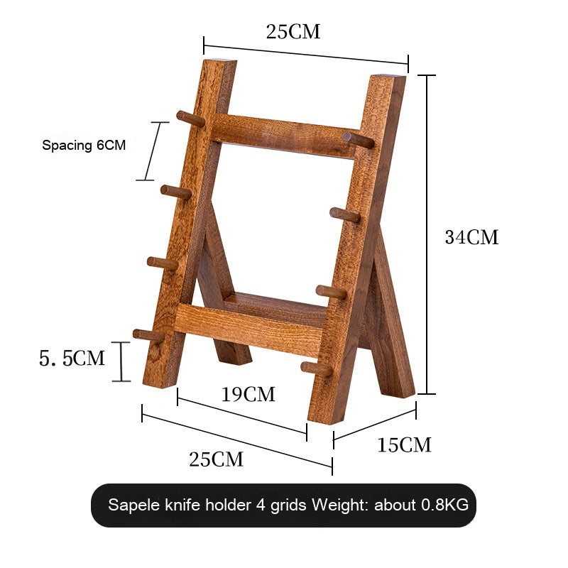 Kitchen Solid Wood Knife Holder
