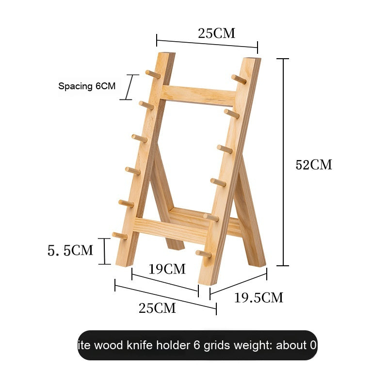Kitchen Solid Wood Knife Holder