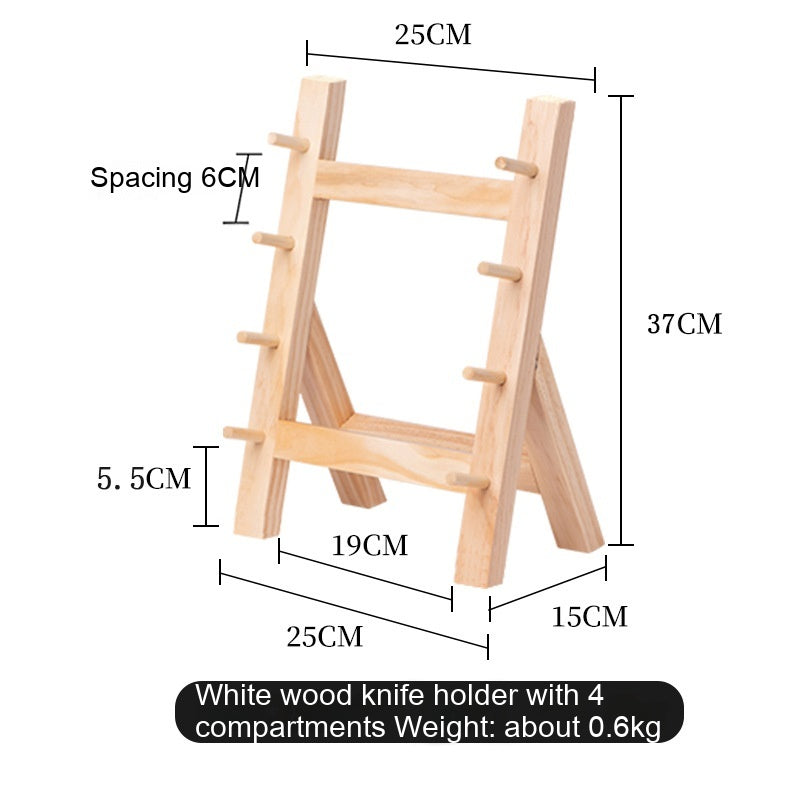Kitchen Solid Wood Knife Holder