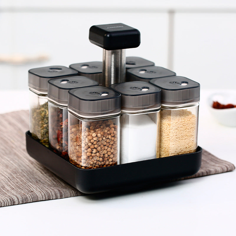 Spice Jar Glass Organizer