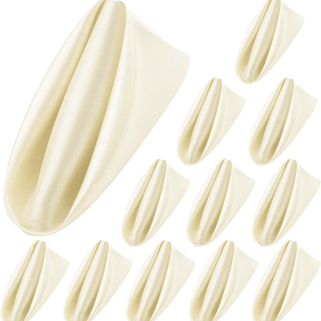 Satin Napkins And Tablecloths Fabric Silk Napkins
