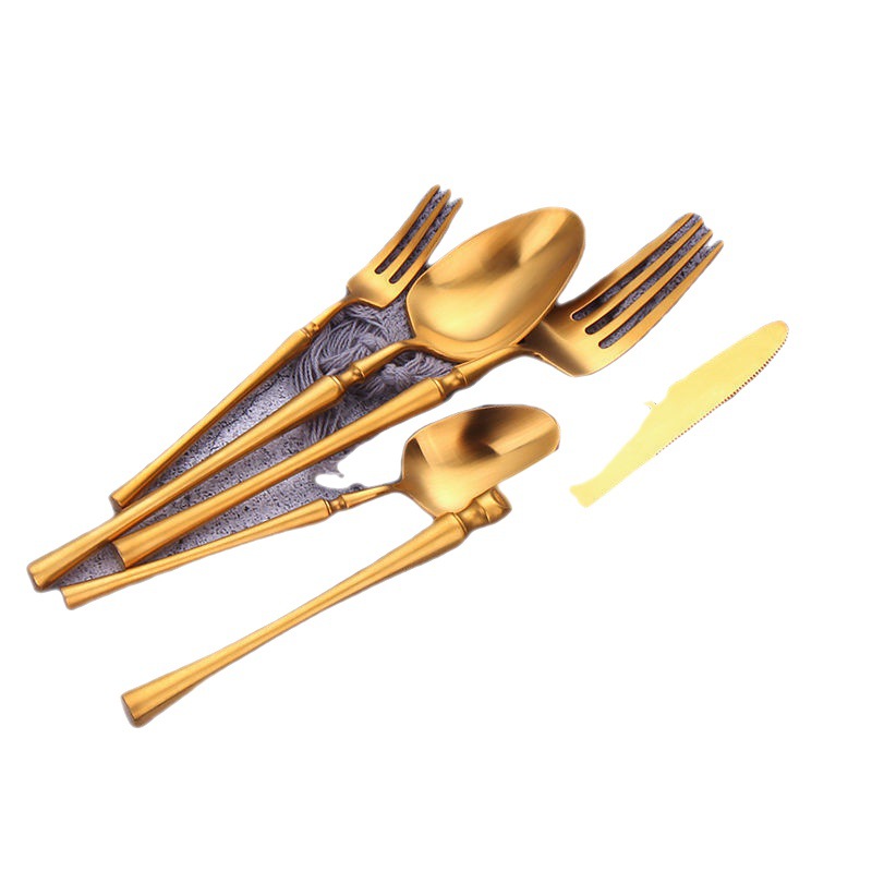 304 Stainless Steel 5-piece Western Cutlery Set