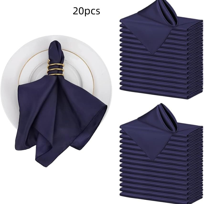 Satin Napkins And Tablecloths Fabric Silk Napkins