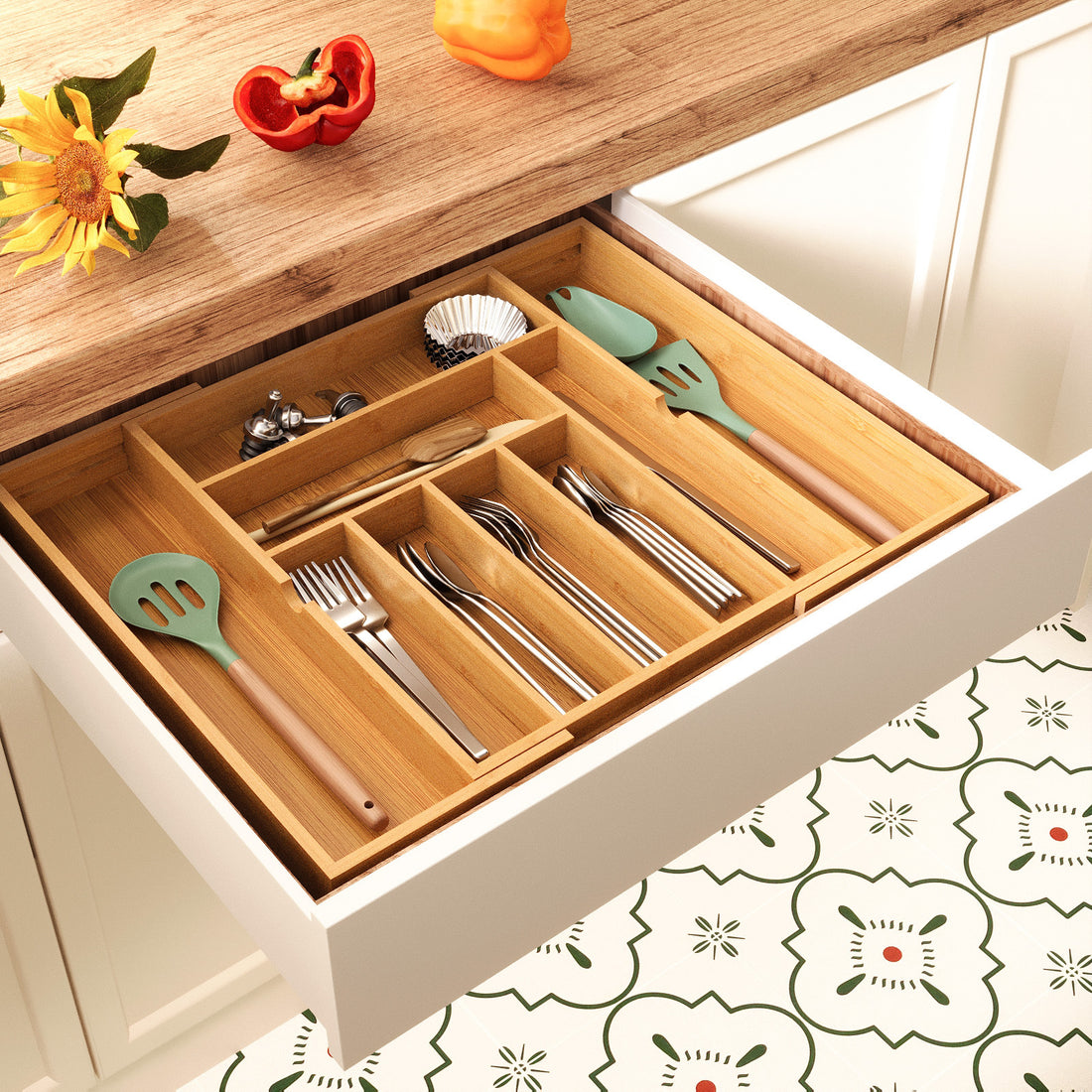Kitchen Utensils Pull-out Tool Organizer